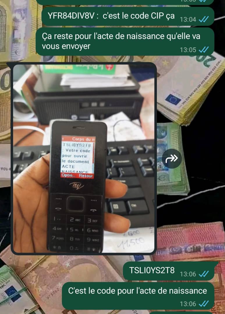 Photo de Acte de naissance sécurisé 💥